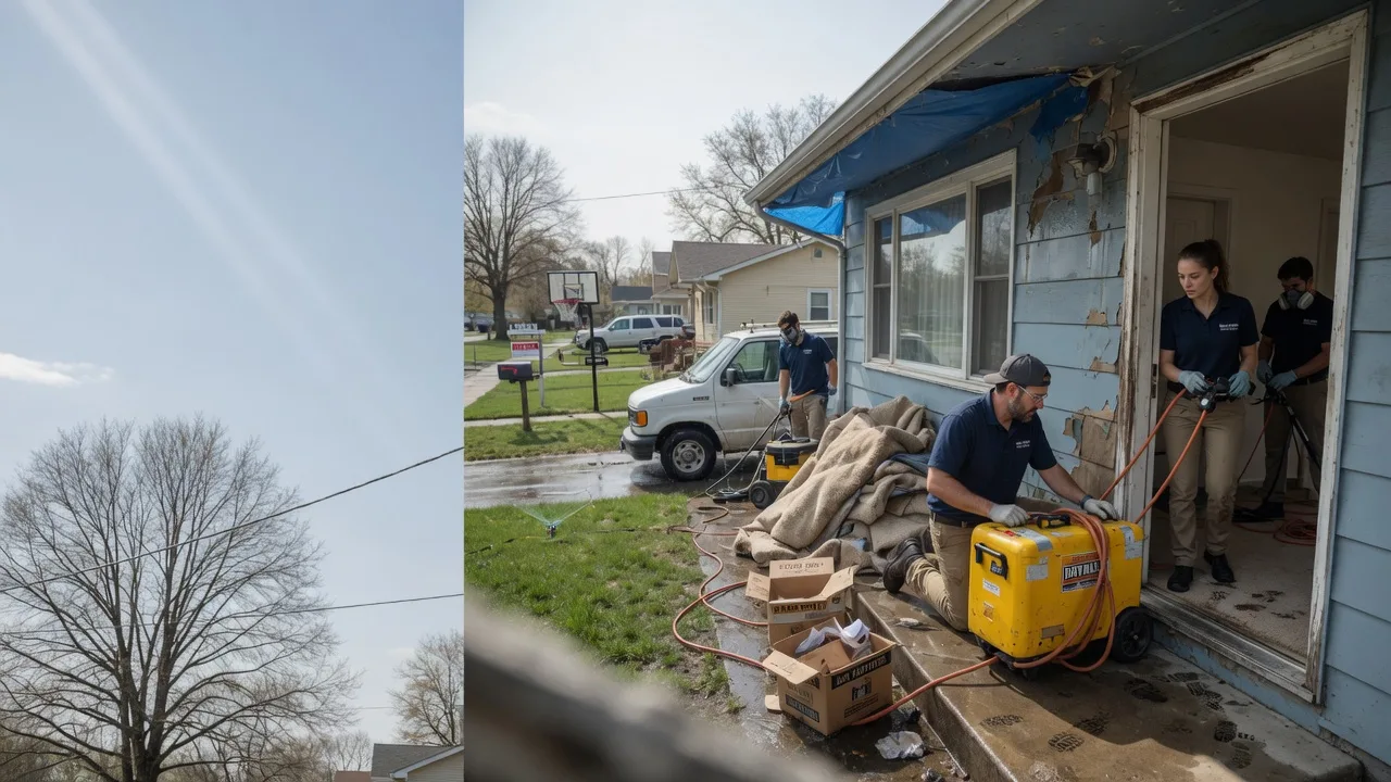 Basement Flood Cleanup in Highland, OH near me